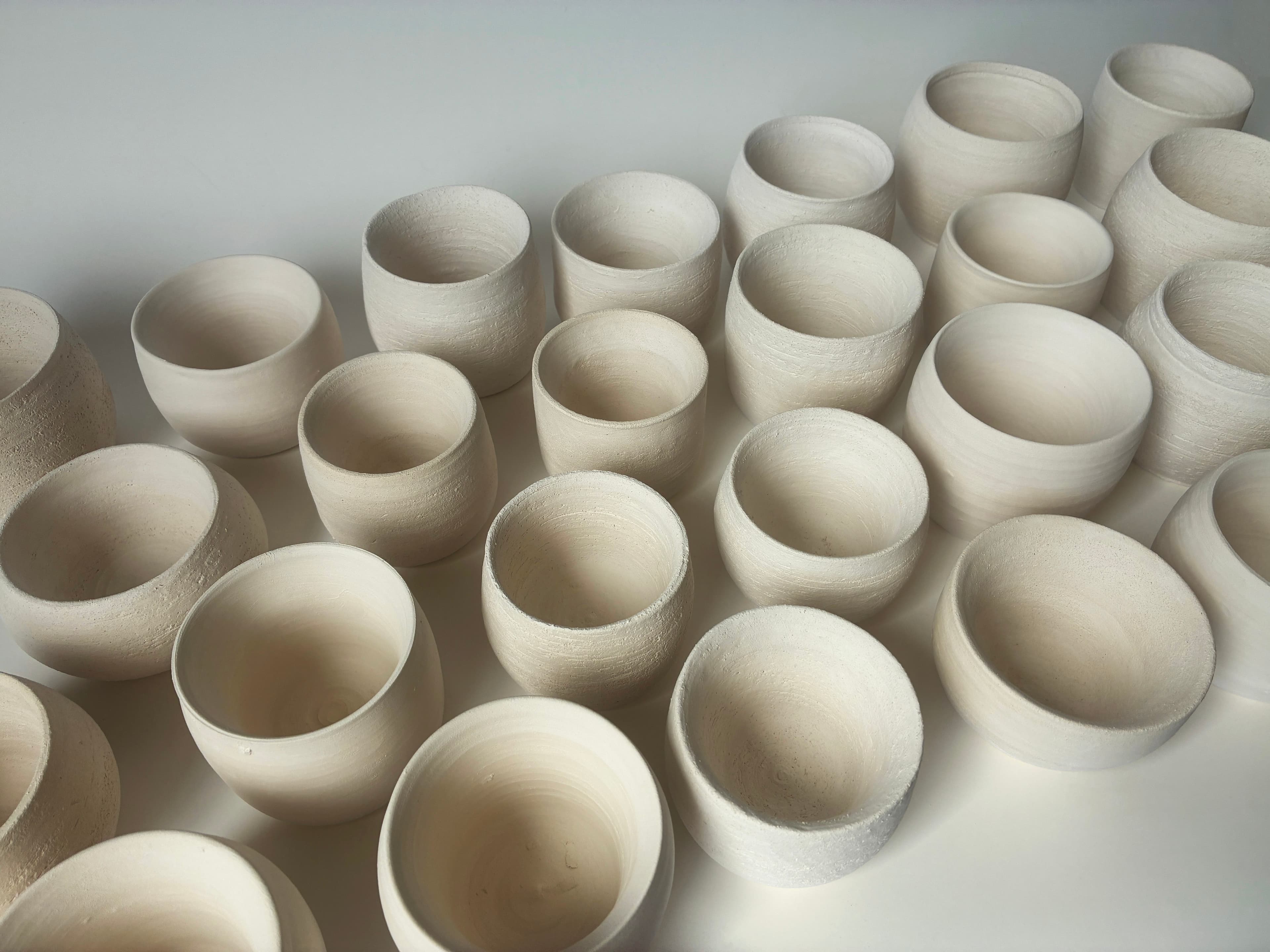 Bisque stage of ceramic making